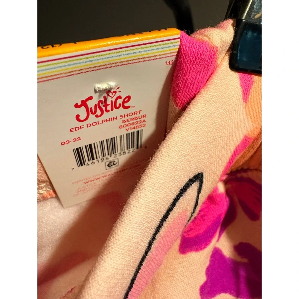 Justice Classic Dolphin Shorts Sz L YOUTH (12-14)